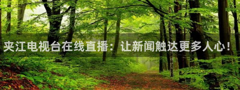 乐球直播怎么免费看：夹江电视台在线直播：让新闻触达更多人心！